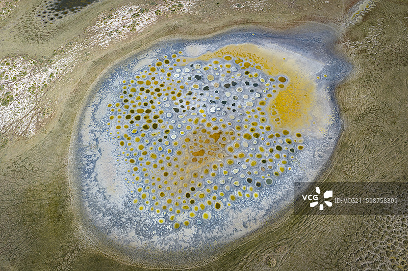 阿拉善通湖草原图片素材