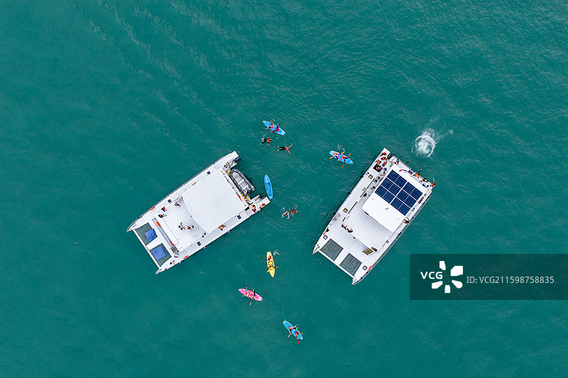 马来西亚兰卡威城市风景航拍图片素材