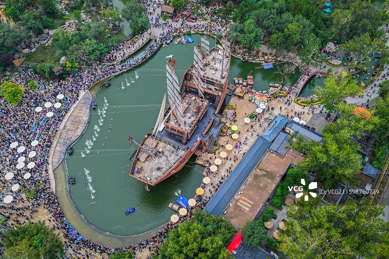 开封万岁山武侠城图片素材