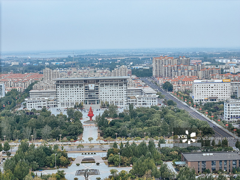 盘山县 太平镇 锦绣花谷 城市 航拍图片素材