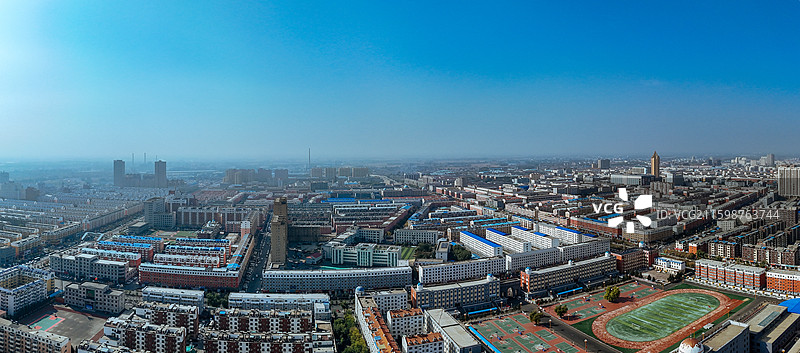 松原市 宁江区 金钻广场 青年大街 航拍图片素材