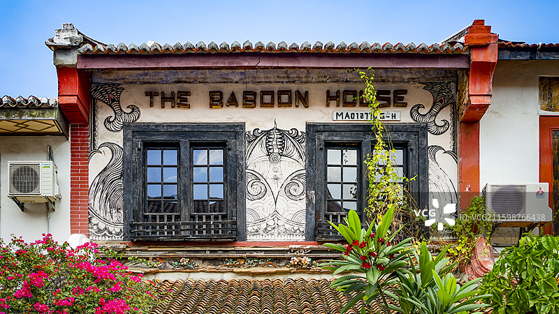 马来西亚马六甲鸡场街建筑图片素材