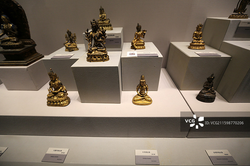 云南省博物馆清代佛像图片素材
