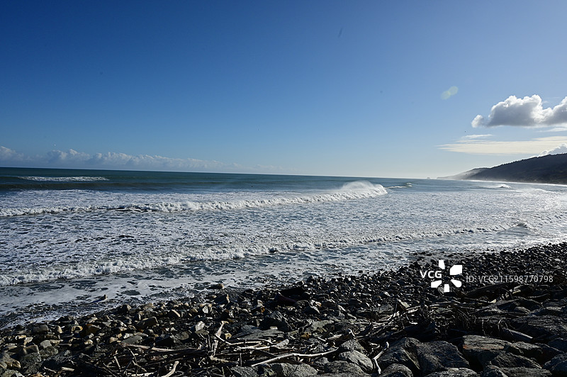 Greymouth格雷茅斯的海边 南半球图片素材