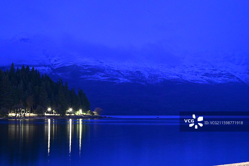 新西兰皇后镇蓝调Queenstown图片素材