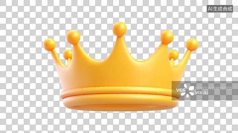 【AI数字艺术】3D皇冠元素图片素材