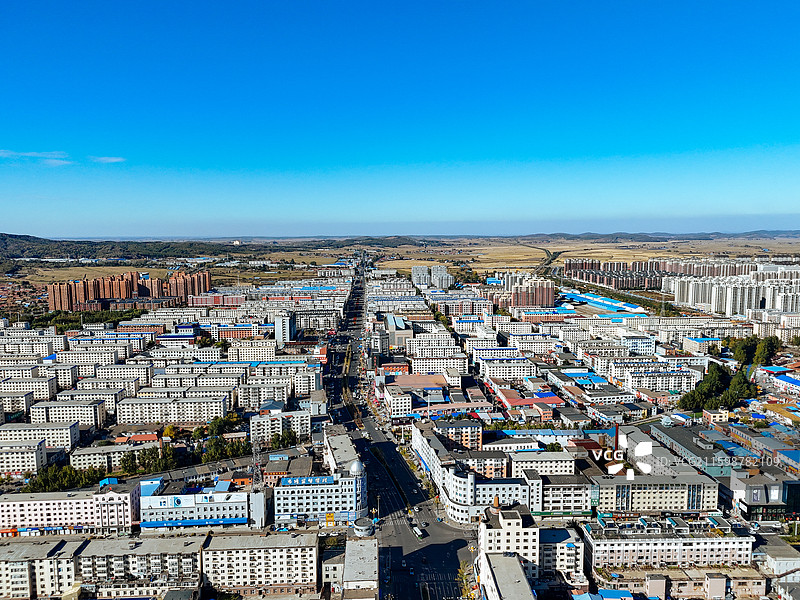 舒兰市 王家街 舒兰大街 森林公园 航拍图片素材