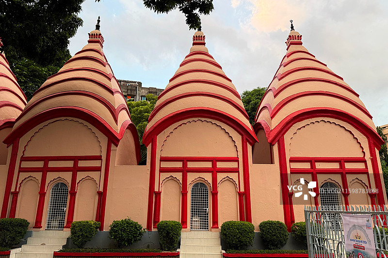 孟加拉国达卡 达克什瓦里国家印度庙 Dhakeshwari National Temple图片素材