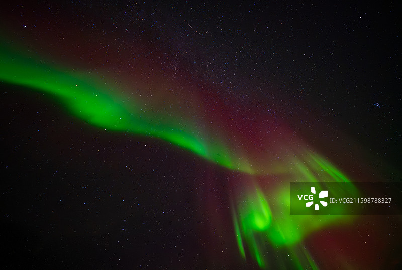 北欧极光图片素材