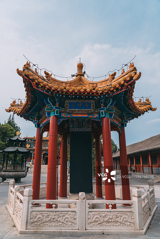 内蒙古席力图召御碑亭图片素材