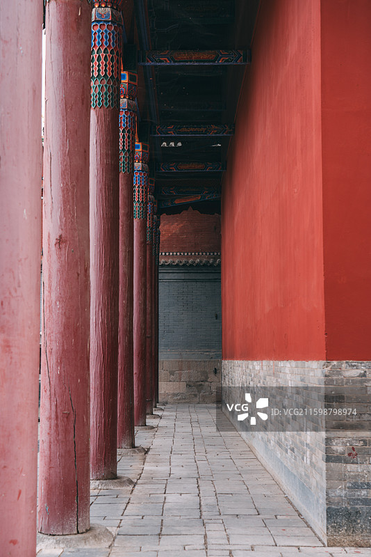 内蒙古席力图召内景图片素材