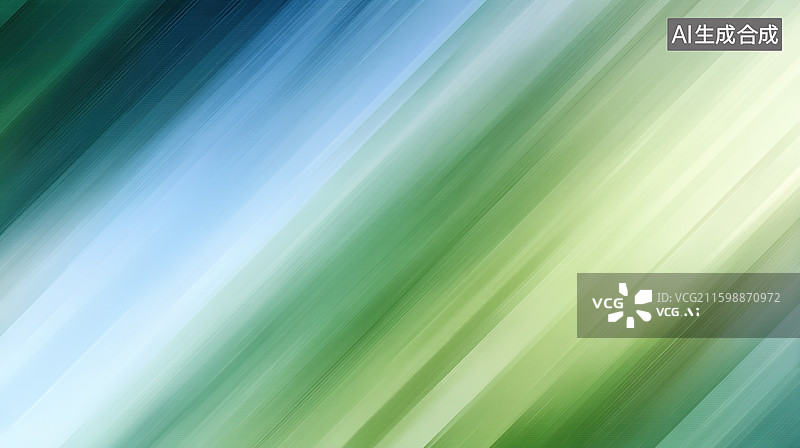 【AI数字艺术】极简风绿色斜条纹抽象背景图片素材