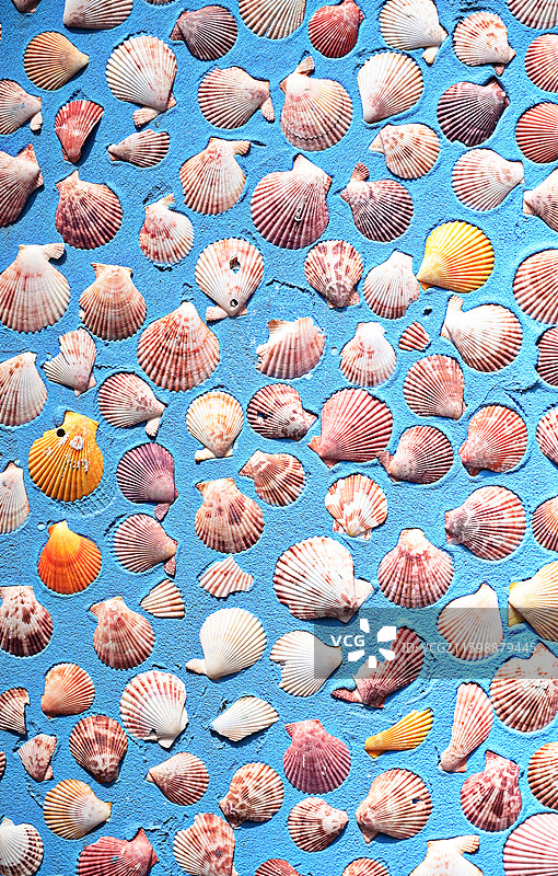 泉州 蟳埔 蚵壳厝 海蛎墙 贝壳墙 簪花 古大厝图片素材