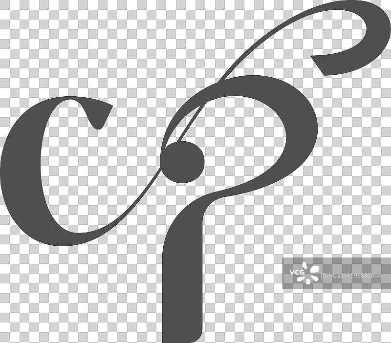 美容字母组合初始标志，简约而图片素材