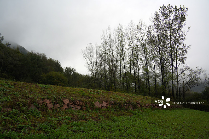 吉林省临江市丸都山城宫殿遗址图片素材