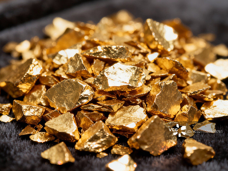 金沙碎金子碎黄金足金千足金纯金足金9999纯金图片素材