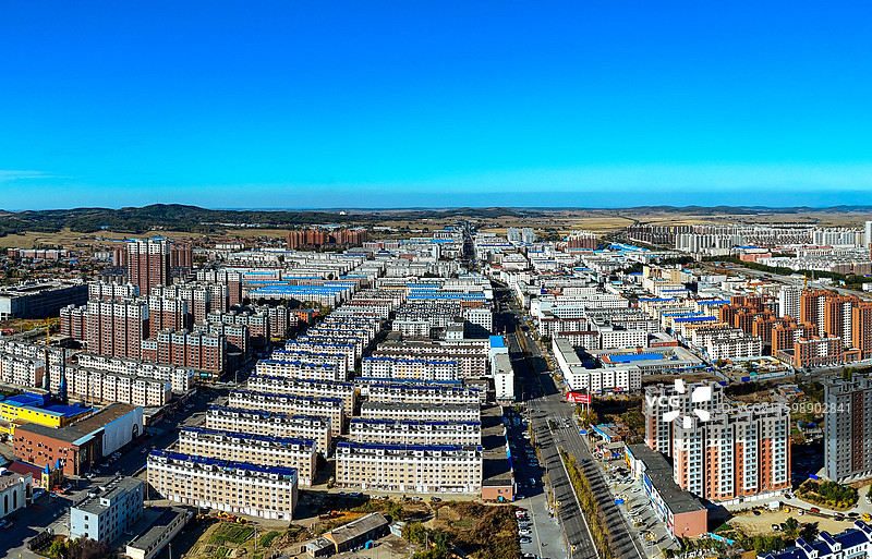 舒兰市 王家街 舒兰大街 森林公园 航拍图片素材