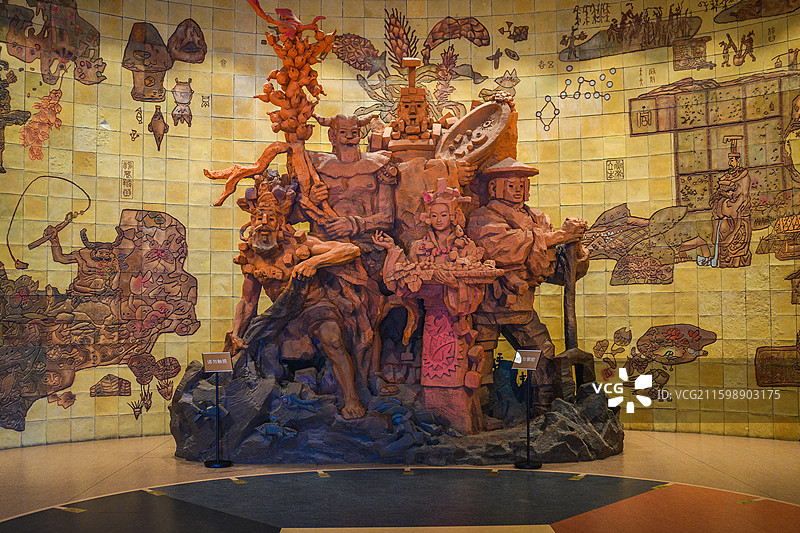 全国农业展览馆雕塑图片素材