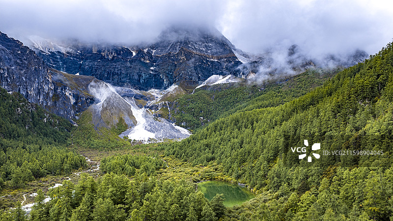 四川稻城亚丁珍珠海图片素材