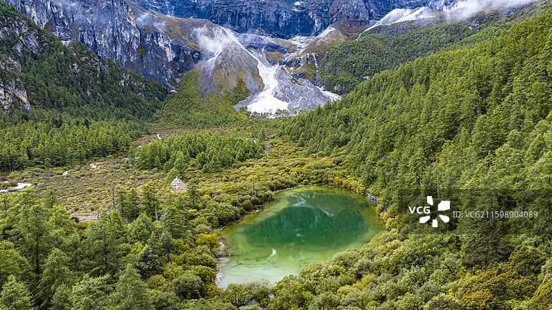 四川稻城亚丁珍珠海图片素材