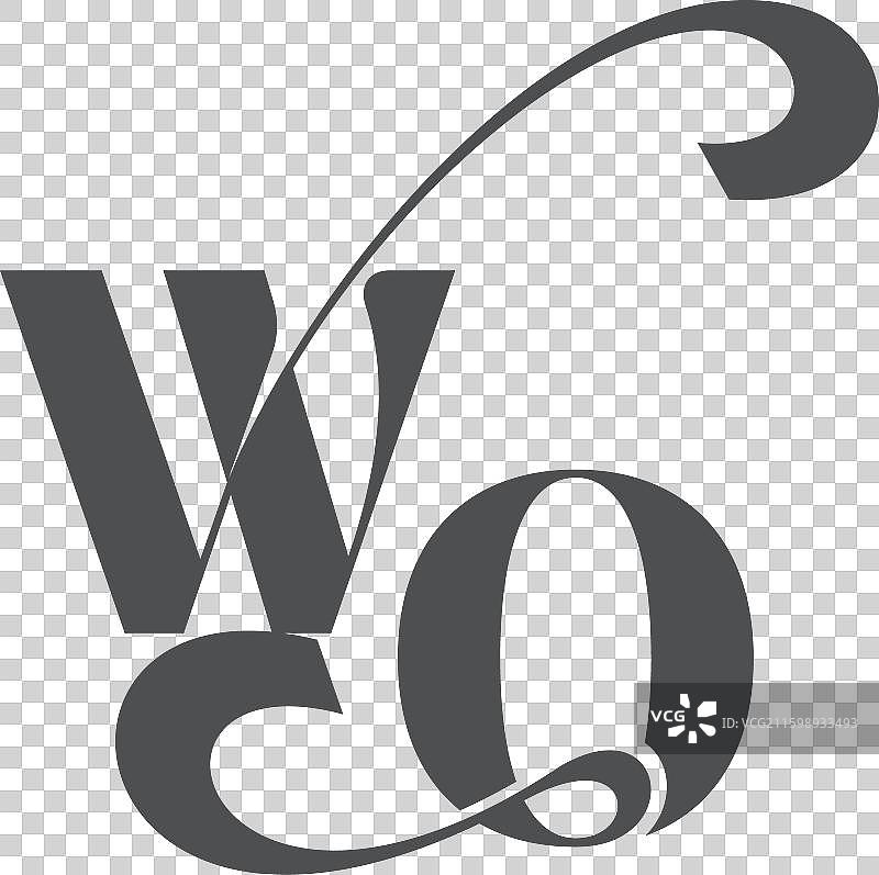 简约的极简风格的女性专属字母标志图片素材