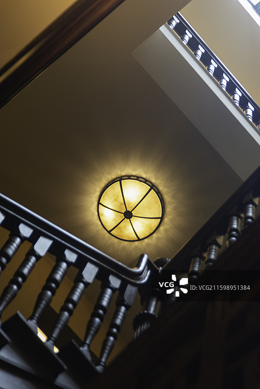 上海荣宅prada奢侈品老洋房修复老上海历史建筑图片素材