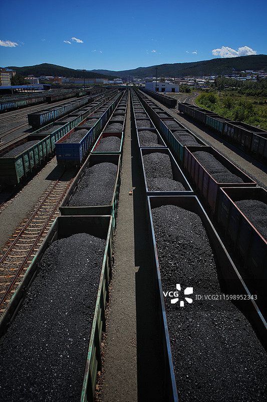 货运列车  摄于绥芬河市车站图片素材