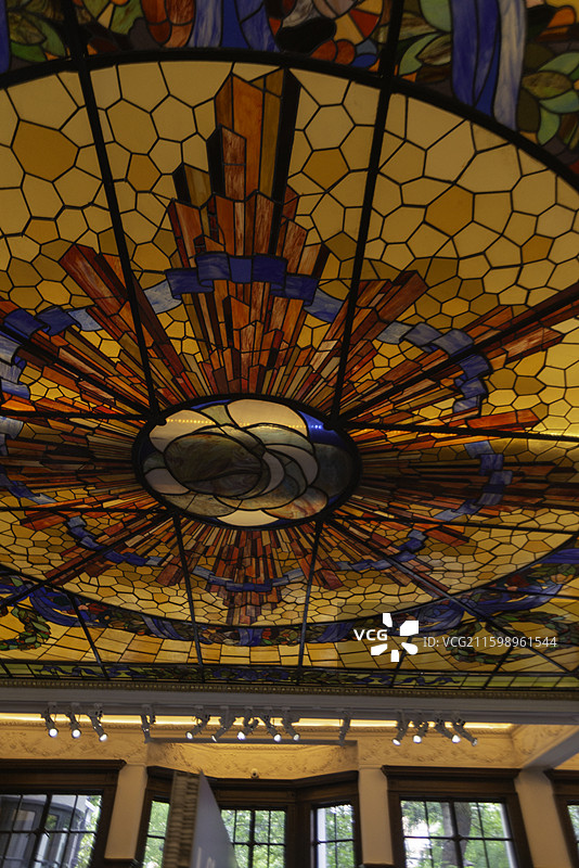 上海荣宅prada奢侈品老洋房修复老上海历史建筑图片素材