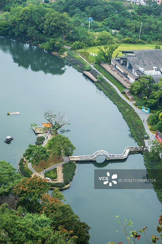 桂林穿山景区景色图片素材