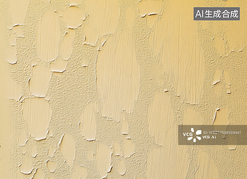 【AI数字艺术】墙面油漆剥落纹理图片素材