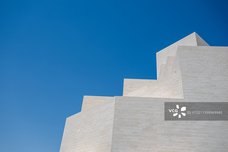 卡塔尔首都多哈晨曦图片素材