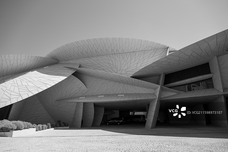 卡塔尔首都多哈晨曦图片素材