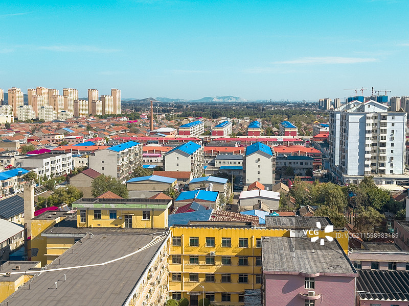 县城居民区图片素材