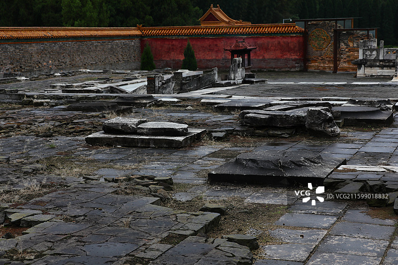 湖北-荆门-钟祥-明显陵图片素材