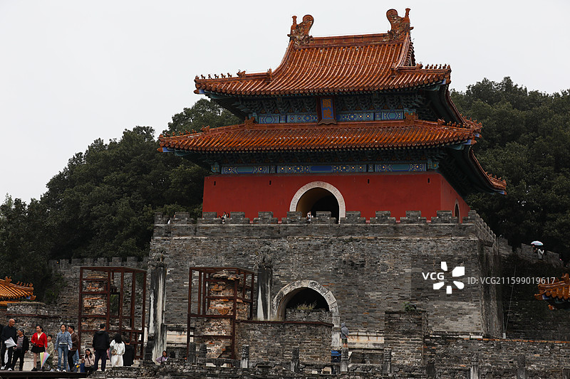 湖北-荆门-钟祥-明显陵图片素材