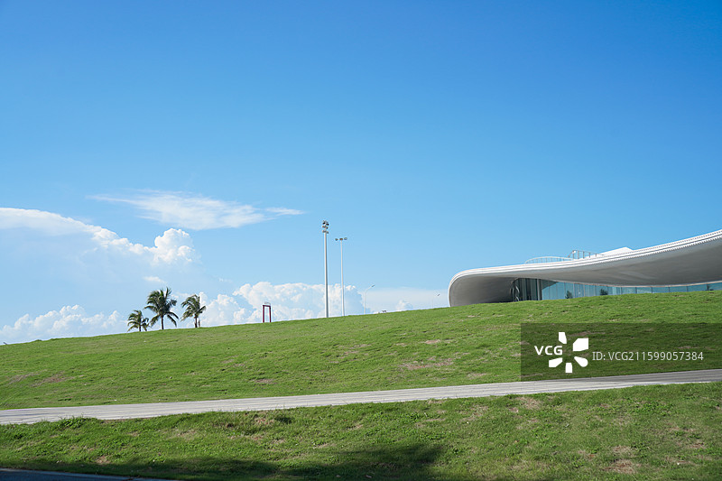 海口天空之山图片素材