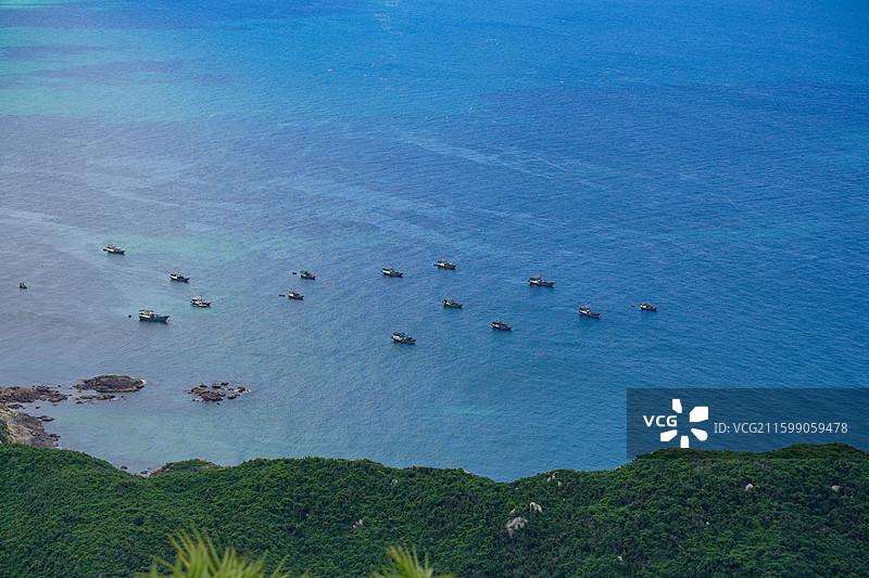 文昌铜鼓岭月亮湾图片素材