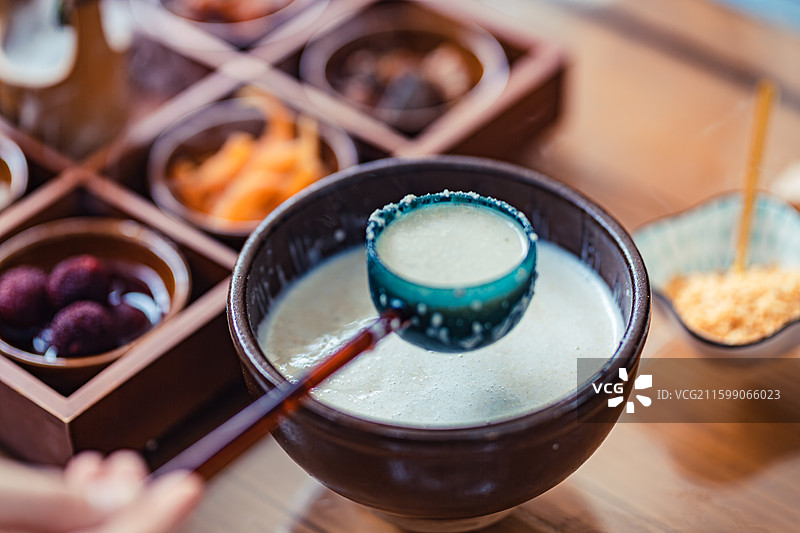 地方特色食品擂茶图片素材