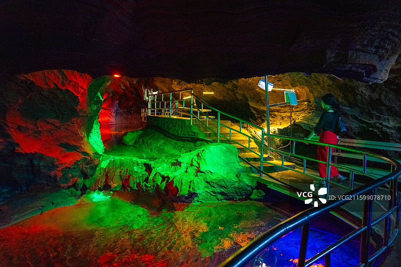重庆市 丰都县 龙河镇 雪玉洞 国家4A 溶洞景区图片素材