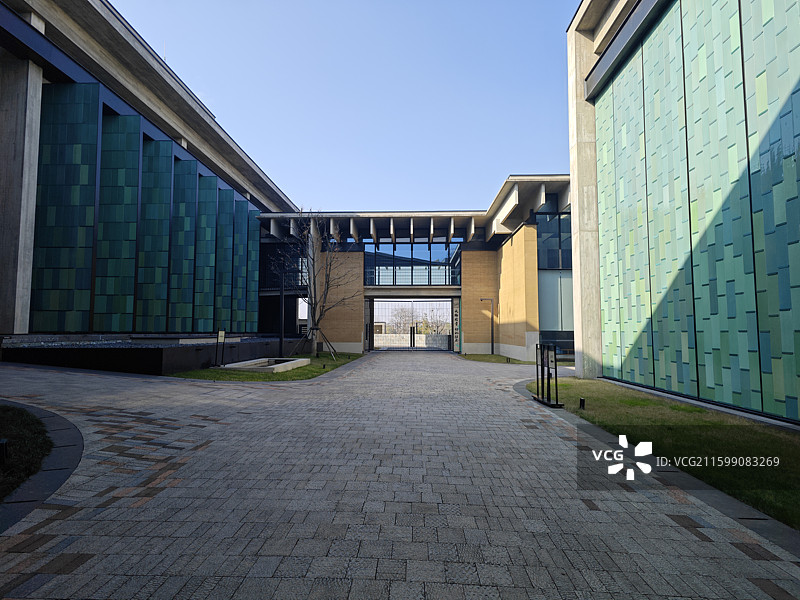 杭州国家版本馆现代宋韵普利策奖王澍建筑设计作品图片素材