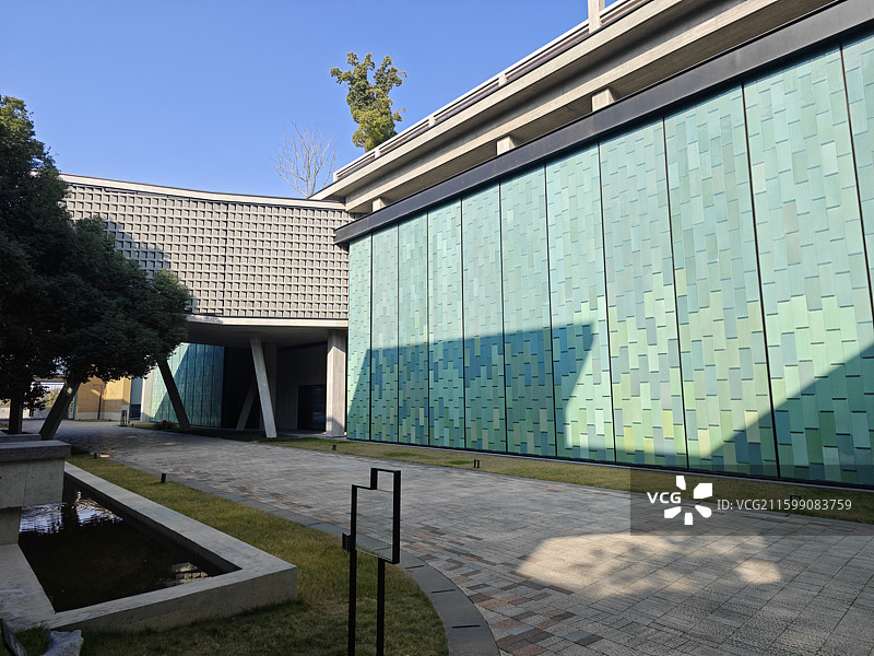 杭州国家版本馆现代宋韵普利策奖王澍建筑设计作品图片素材