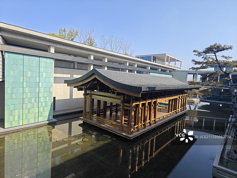 杭州国家版本馆现代宋韵普利策奖王澍建筑设计作品图片素材