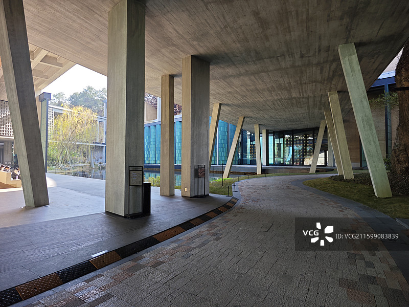 杭州国家版本馆现代宋韵普利策奖王澍建筑设计作品图片素材