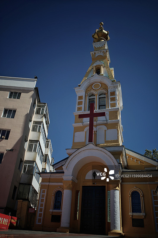 绥芬河市“东正教堂”图片素材