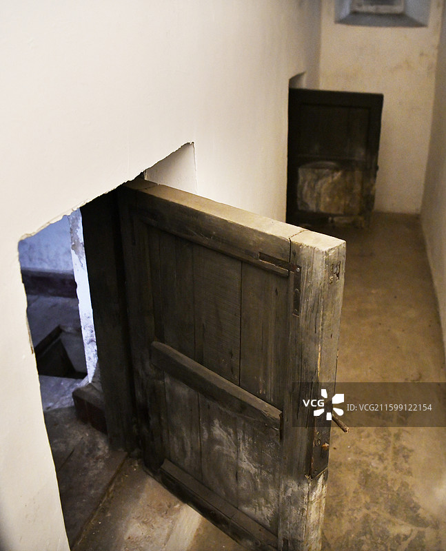 辽宁大连旅顺日俄监狱旧址博物馆  牢房  暗牢图片素材