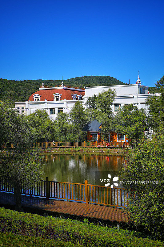 绥芬河国门景区内一角图片素材