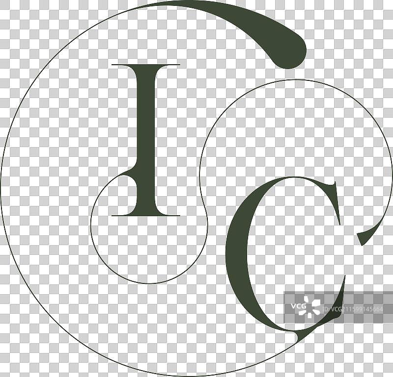 女性化的婚礼风格，精美的字母组合图片素材