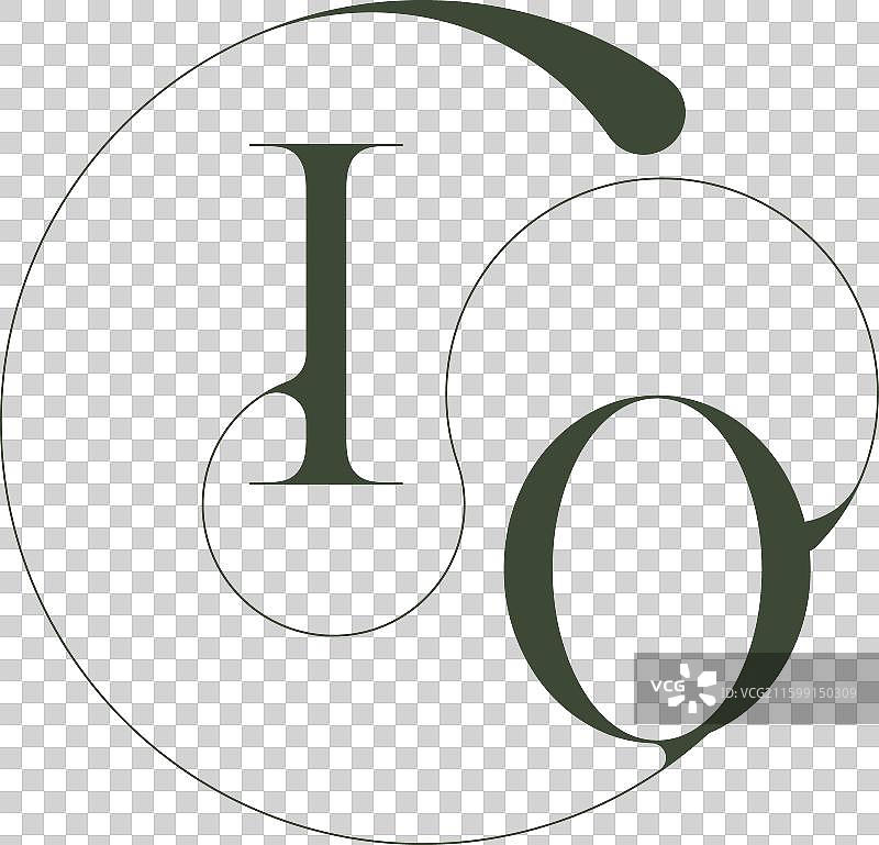 女性化的婚礼风格，精美的字母组合图片素材