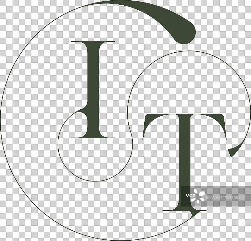 女性化的婚礼风格，精美的字母组合图片素材