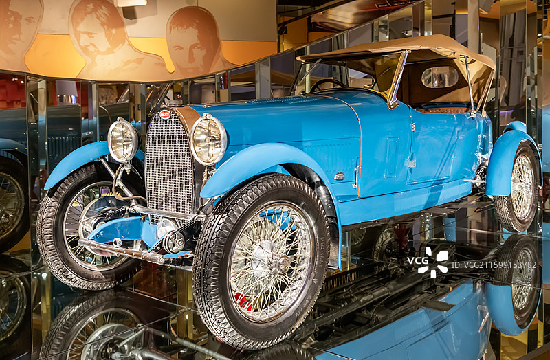 北京汽车博物馆~老爷车~布加迪T-38A图片素材
